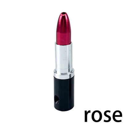 Lipstick Shaped Mens Small Detachable Assembly Metal Design Compact Portable Kitchen Tool Smoking accessories Good Vibrations