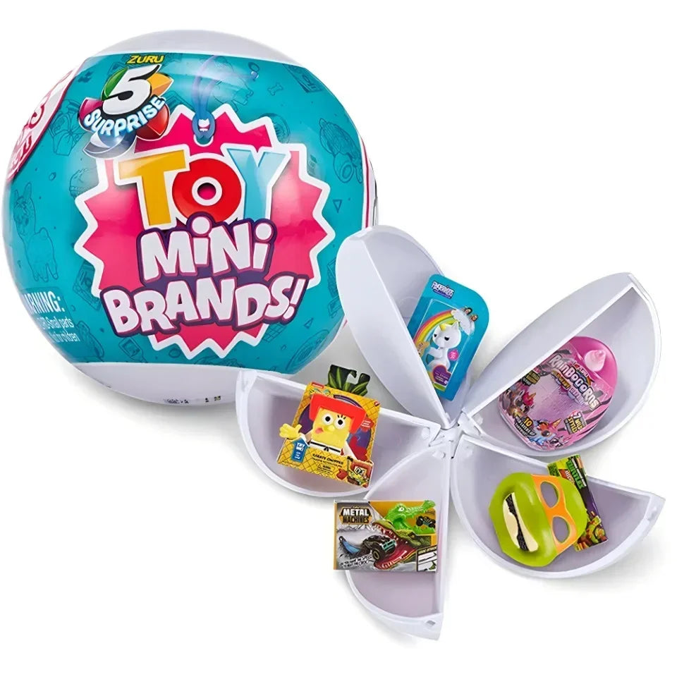 Zuru 5 Surprise Mini Brands Toys Zuru Mystery Blind Box Original Miniature Toy Childrens Surprise Blind Box Toy Gifts Cute Toys Good Vibrations