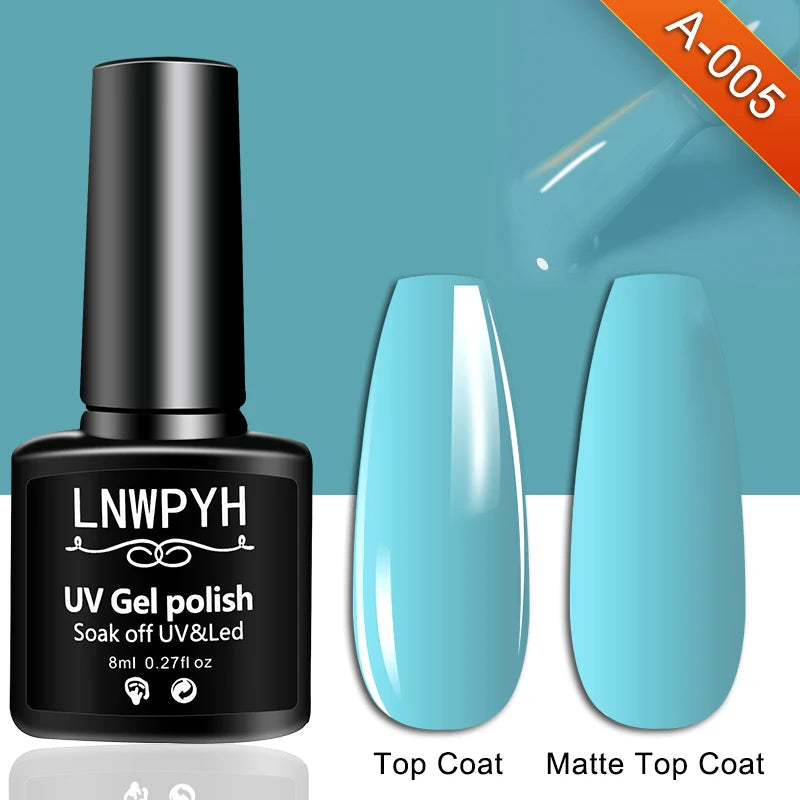 Nail Gel Polish 36 Color Gel Nail Polish Semi Permanent Gel Vernis Base Top Coat Nail Art Manicure Soak Off LED UV Gel Varnishes Good Vibrations