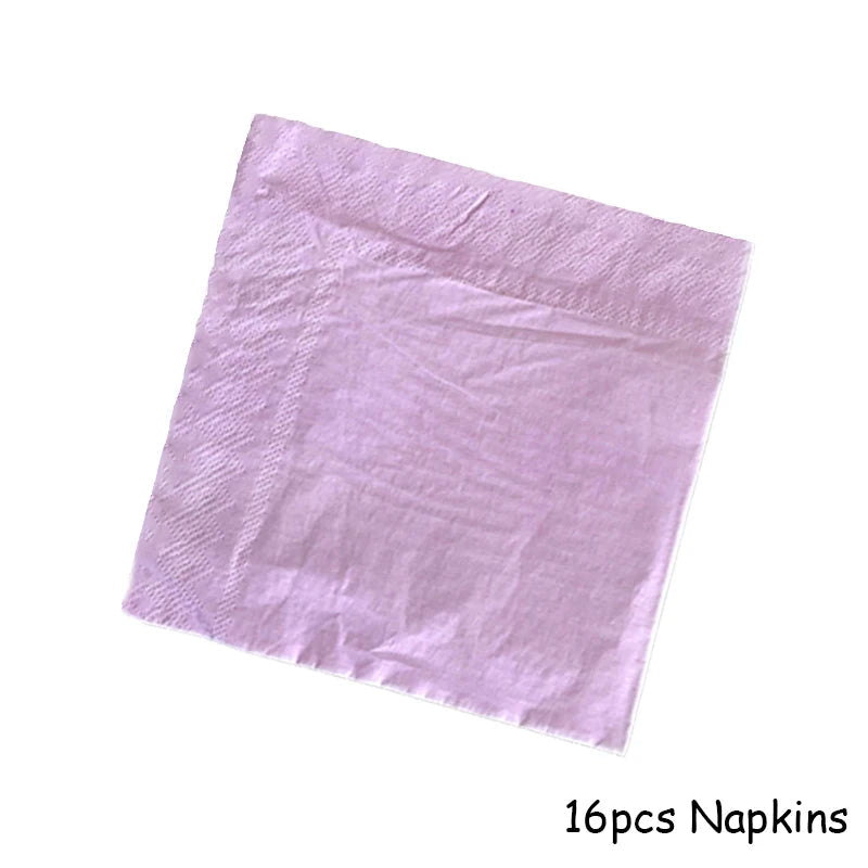 Purple Gold Party Paper Cup Plate Straw For Birthday Carnival Kids Favors Wedding Decor Disposable Tableware Party Supplies Good Vibrations