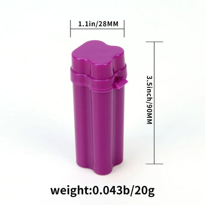Flip-top Cigarette Case Kit with Three Holes for Easy Storage and Carrying Around Smoking Accessories Good Vibrations