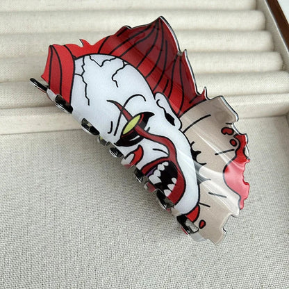 Halloween Hair Accessories Ghost Hair Clip for Women Girls Red Horns Hairpin Skull Claw Y2K Gothic Hair Jewelry 2023 New HangZhi Good Vibrations