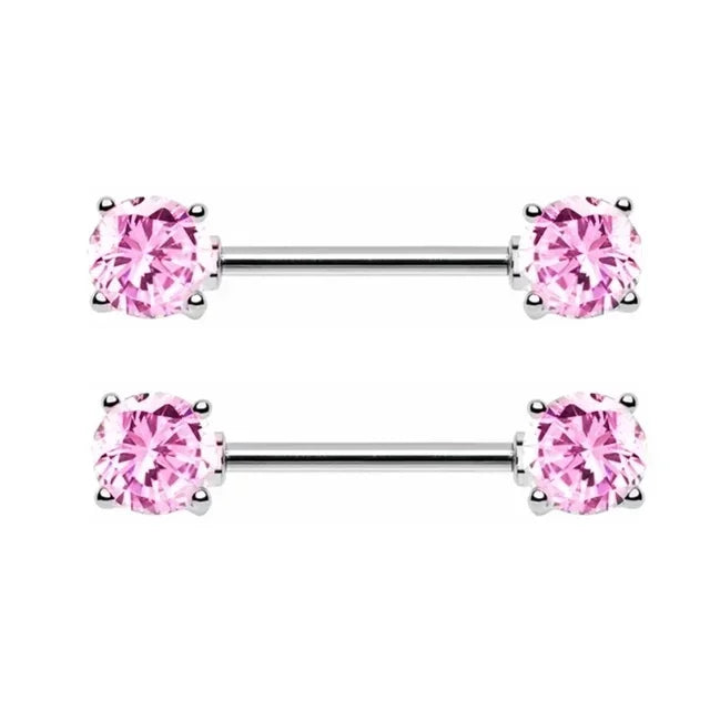 1Pair Green Butterfly Nipple Piercing Jewelry 14G Pink Heart Nipple Rings for Women Flower Nipple Piercing Barbell Pezon Mujer Good Vibrations Adult Super Store