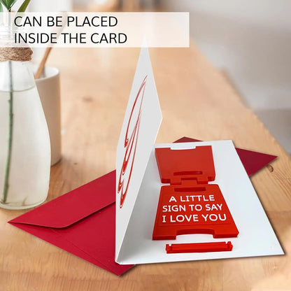Valentines Day Gifts Romantic I Love You Sign Fun Boyfriend Valentine Day Gift Cute Birthday, Wedding Gift for Girlfriend, Wife Good Vibrations