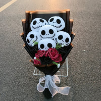 Movie The Nightmare Before Christmas Jack Skellington Creativity Bouquet Funny Skull Birthday Valentine'S Halloween Gifts Good Vibrations