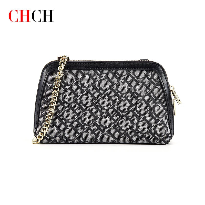 CHCH Shoulder Bag Fashion Retro Messenger Bag Designer Light Luxury Crossbody Bag Chain Suede Leather Bag Chain Shoulder Bag Good Vibrations
