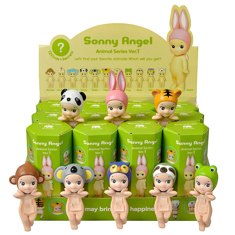 Sonny Angel Animal Blind Box 20th Anniversary Harvest Series Fruit Angel Anime Figures Dolls Toy For Children's Christmas Gift Good Vibrations