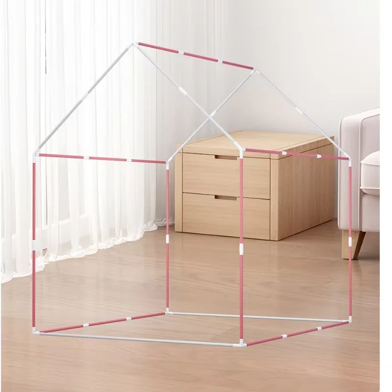 Children Play Tent Princess Castle House Child Room Cartoon Indoor Outdoor Playhouse Folding Decor Tent Toy Christmas Gift Girls Good Vibrations