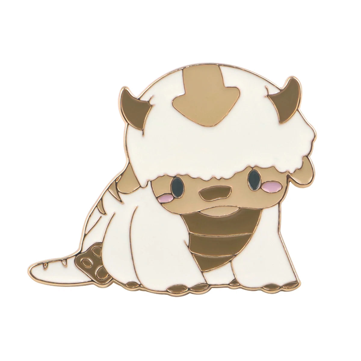 Cartoon Avatar Appa Enamel Pin Cute Badges on Backpack Brooches For Women Lapel Pin Clothing Jewelry Cosplay Accessories Gifts Good Vibrations