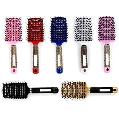 1pc Magic Scalp Massage Hair Brush for Women - Professional Detangling Tool for Wet Curly Hair - Hairdressing Tool Good Vibrations