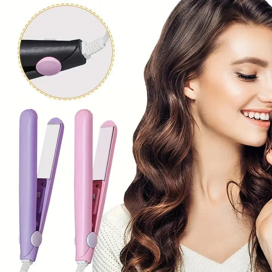 Mini Hair Straightener, Multi-color Splint, Quick Heating, Non-damaging Ceramic Plate, Bangs Clip, Curling and Straightening Good Vibrations