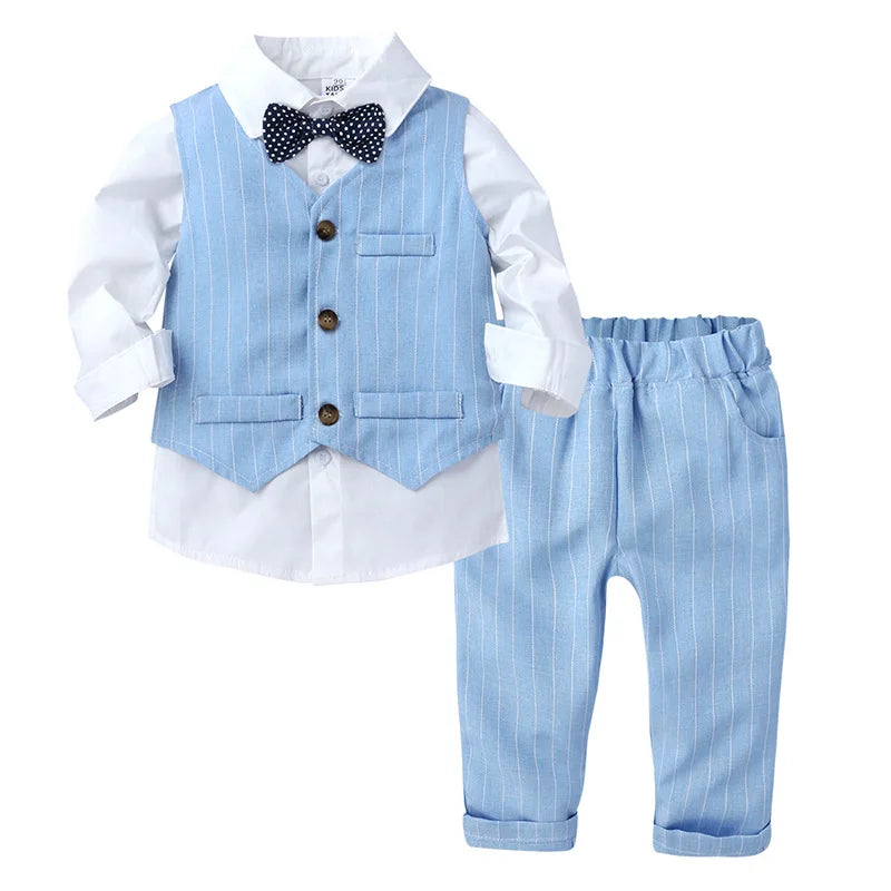 Baby Boy Clothes Cotton Sets Long Sleeve Spring Autumn Outfit Toddler Pants Suit Children For 1 To 2 3 4 Years Kids Male Costume Good Vibrations