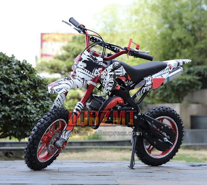 49CC 50CC 4-Stroke ATV OFF-road Gasoline Motorcycle Racing MOTO Dirt Bike Motorbike For Adult Children Boy Girl Child Men Women Good Vibrations