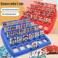 Guess Who I Am Board Game Toy Parent-child Friend Interaction Game Children's Logical Reasoning Puzzle Toys for Boy Girl Gifts Good Vibrations