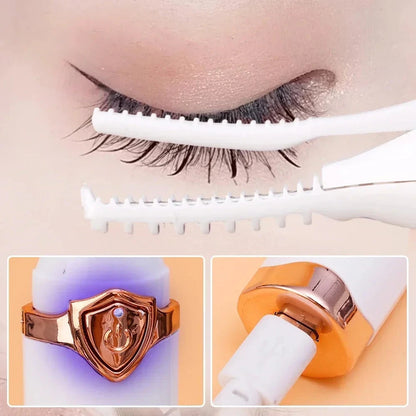 Naturally Curled Electric Eyelash Intelligent Temperature Control Styling Make Up Eyelashes Curl Lasting Lash Curler Tool Good Vibrations