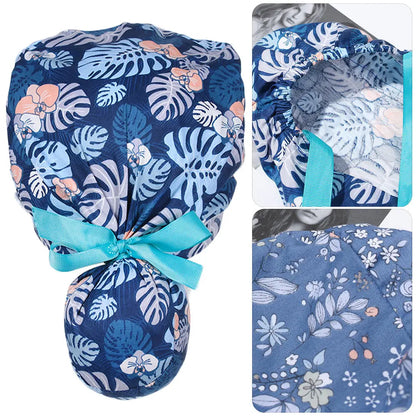 Women & Men Tie Back Hats Ponytail Holder Adjustable Long Hair Cap Working Hat With Button Working Cap Good Vibrations