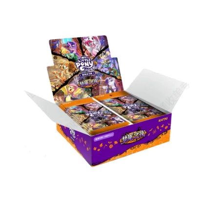 KAYOU Genuine New My Little Pony Friendship Eternal Star Bag 2 Rhythm Moon AR Gilded Decoration OR Collection Card Gift Good Vibrations