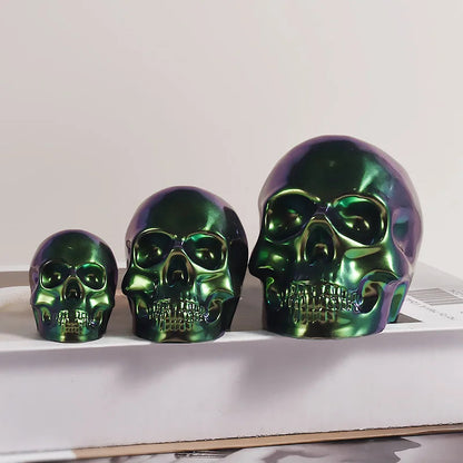 Halloween Ornament Silicone Candle Mold DIY Handmade Skull Scented Candle Soap Plaster Resin Casting Molds Home Decor Craft Gift Good Vibrations