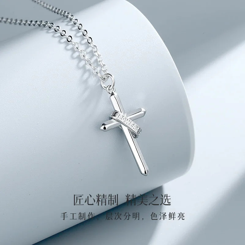 925 Sterling Silver AAA Zircon Necklace Chain High Quality Fashion Jewelry For Women Men Wedding Birthday Party Gift Good Vibrations