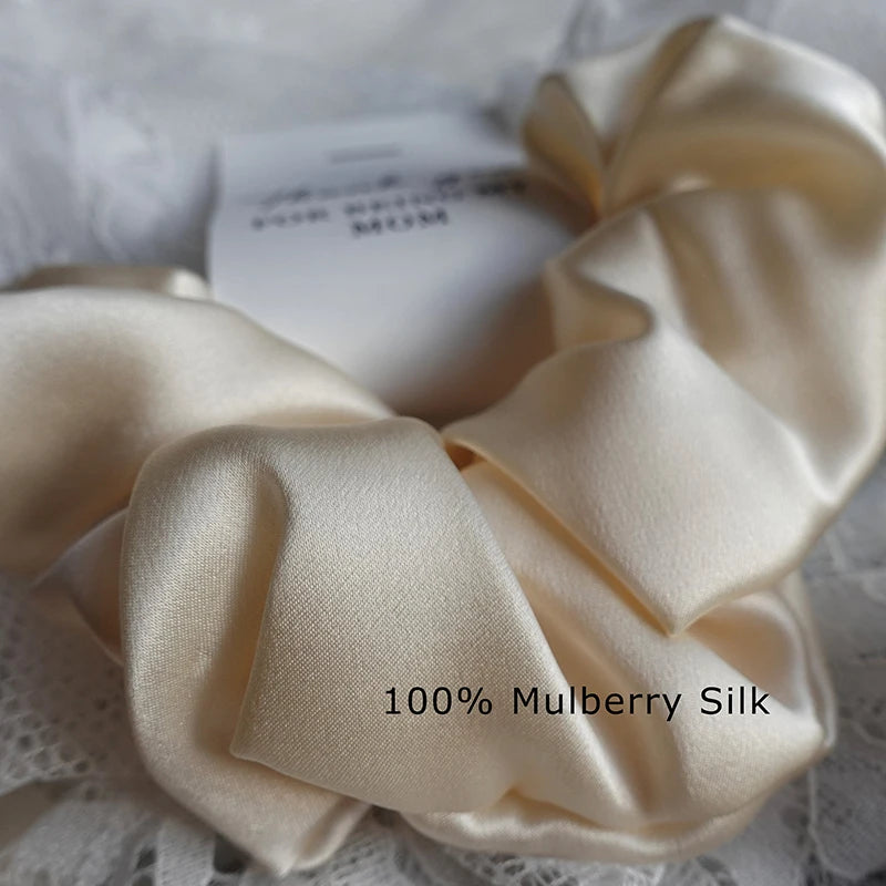 Personalized Bridesmaid Scrunchie Silk Hair Scrunchie Bachelorette Party Gift Bridesmaid Proposal Custom Wedding Gift To Bride Good Vibrations