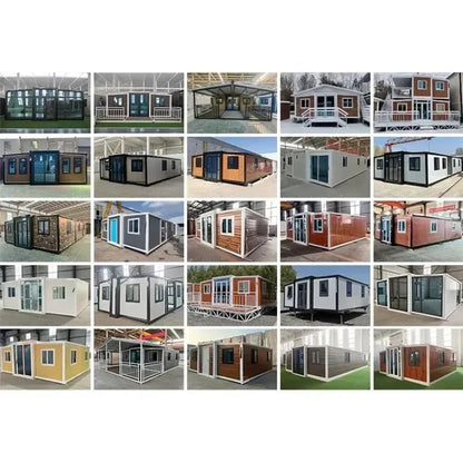 Portable Expandable Container House for Family Leisure with 2-3 Bedrooms, Parent-Child Homestay Venue, 40ft 20ft Tiny House. Good Vibrations