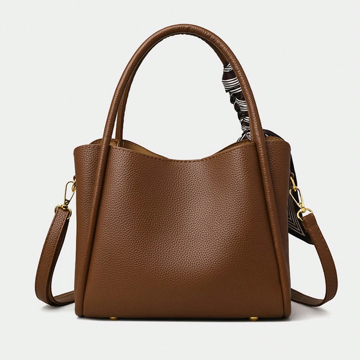 New autumn and winter fashion all-match retro style handbag solid color adjustable shoulder strap shoulder messenger bag Good Vibrations