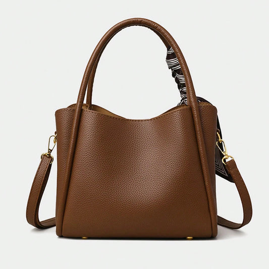 New autumn and winter fashion all-match retro style handbag solid color adjustable shoulder strap shoulder messenger bag Good Vibrations