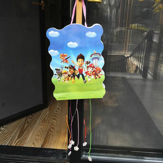 1pcs/lot Pikachu Pokemon Theme Pinatas Kids Favors Happy Birthday Events Party Decorations DIY Pinata Good Vibrations