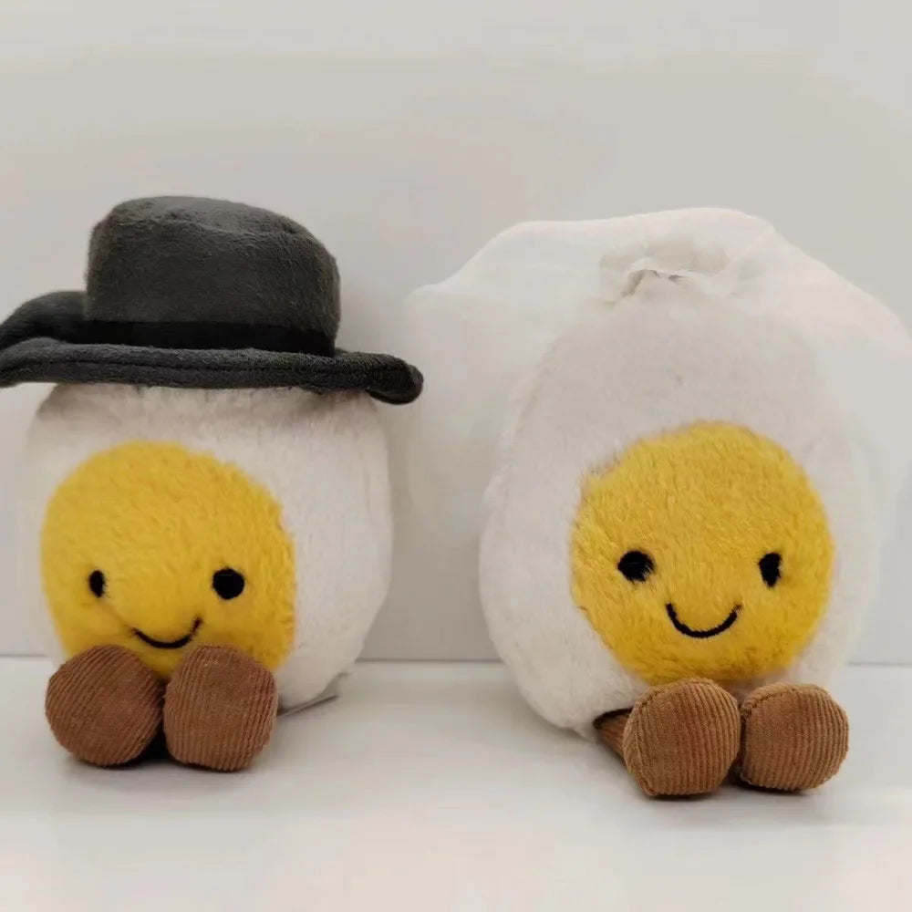 Gifts Boiled Eggs Fashion Creative Wedding Pendant And Lovely Smile Happy Doll Wedding Gifts Home Decoration Holiday Kids Gift Good Vibrations