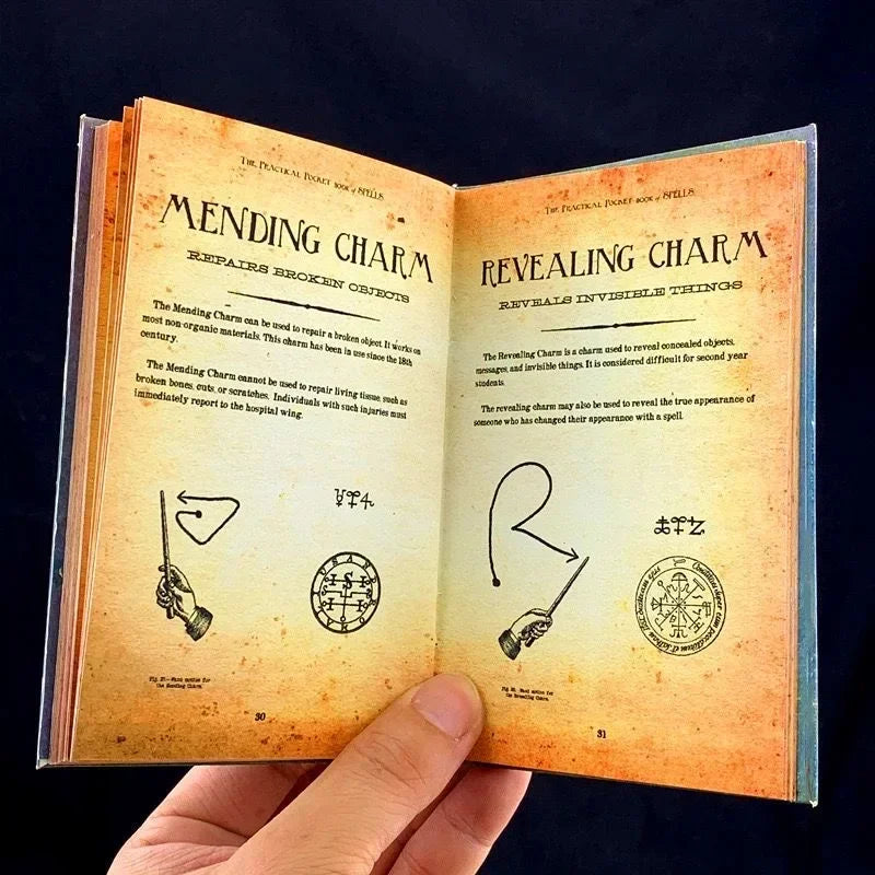 Herbalism Textbook Astrology Book Vintage Scrapbooking Charmed Book Journal Notebook Good Vibrations