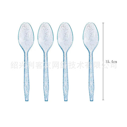 yiji Birthday Party Supplies Set Cartoon Tableware Decorations with Balloons Plates Cups Banner Cake Toppers Kids Gift Good Vibrations