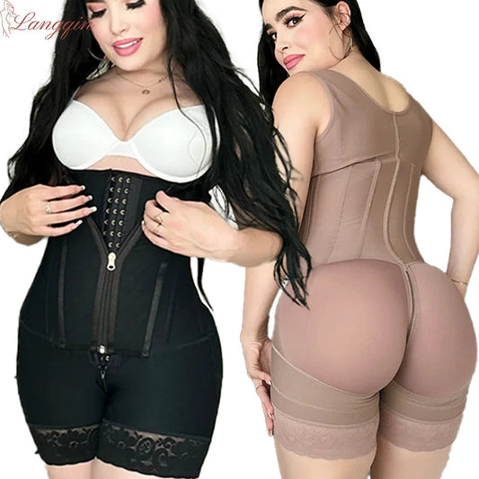 Women High Compression Girdle Shaper Postpartum Belly flat Sheath Waist Trainer  Colombia Abdomen Control Shapewear Good Vibrations