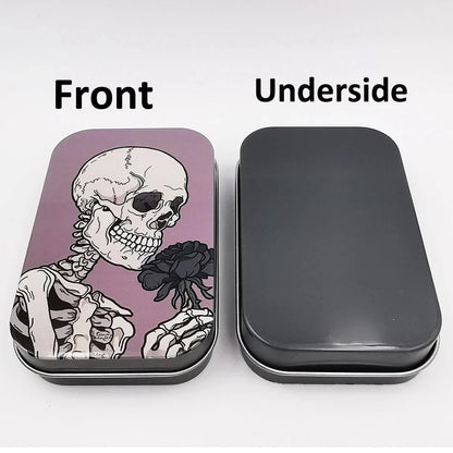 Cigarette Case Box Flip Cap Tobacco Storage Smoke Humidor Rolling Paper Jewelry Candy Coin Key Organizer Tin Flip Gifts Sealed Good Vibrations