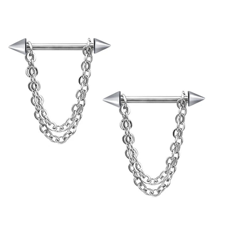 1 Pair Heart Barbell Nipple Ring Piercing Helix Piercing Sexy Nipple Jewelry High Quality Zircon Nipple Rings For Women Oreja Good Vibrations