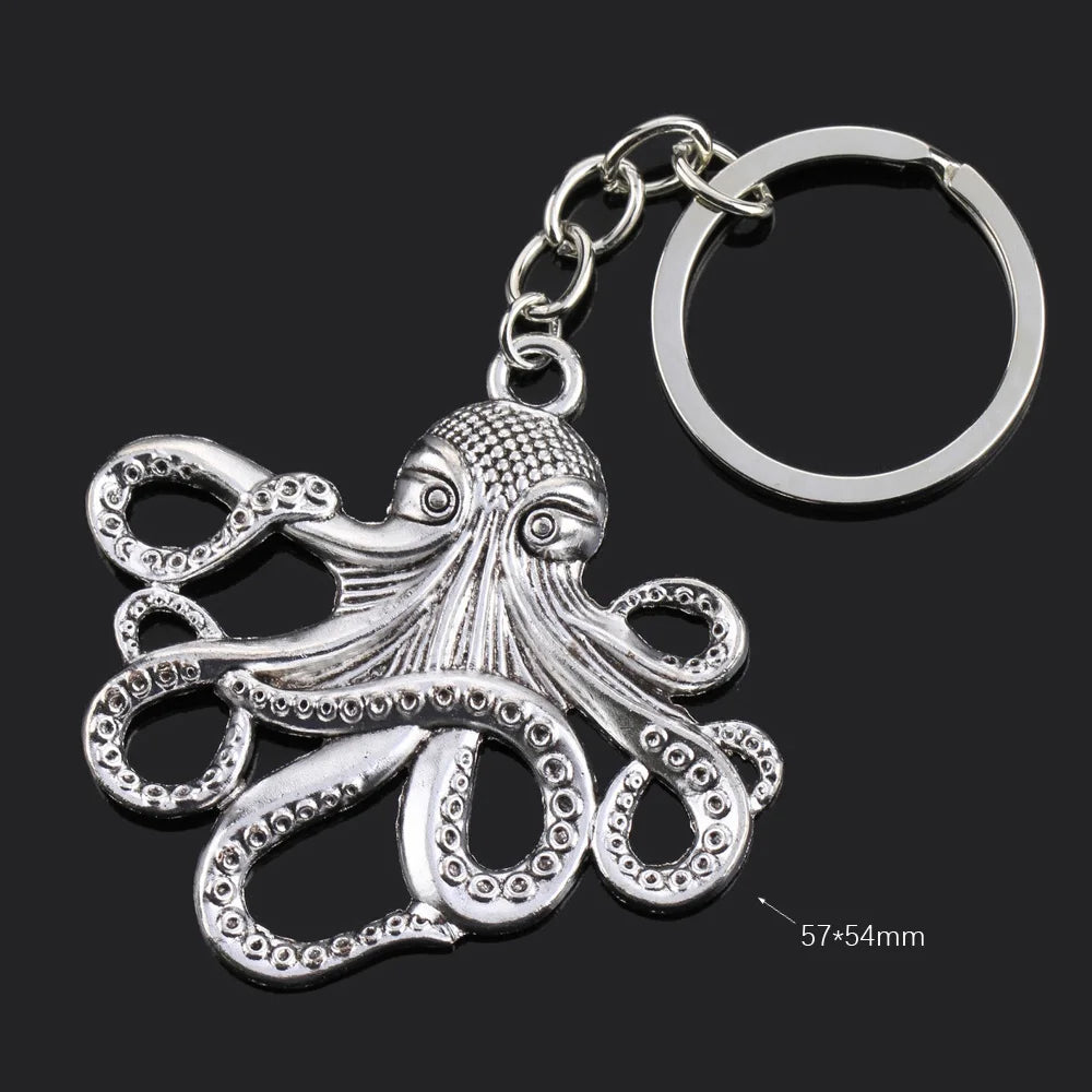 Fashion Animal Women Keychain Car Moon Cat Dog Love Heart Key Chain Friends Gift Jewelry Bag Pendant Wing Evil Eye Angel Turtles Good Vibrations