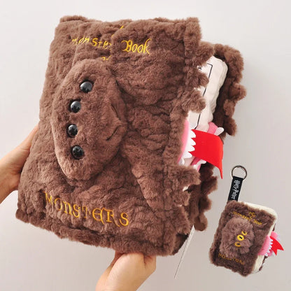 Hugkis Harry Potter Monster Book Plush Peripheral Monster Book Pillow Pillow Harry Potter Fans Birthday Gift Toy Good Vibrations