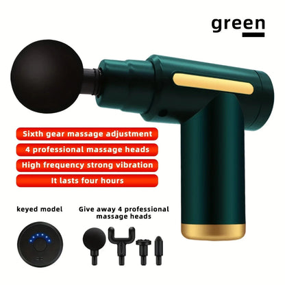 Long endurance TYPE-C mouth electric massager with six adjustable levels, silent fascia gun, multifunctional button fascia gun Good Vibrations