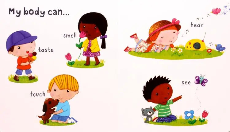 10books/set English Books Usborne Very First Words Hardcover Board Book Children's Enlightenment Educational  Picture Textbook Good Vibrations