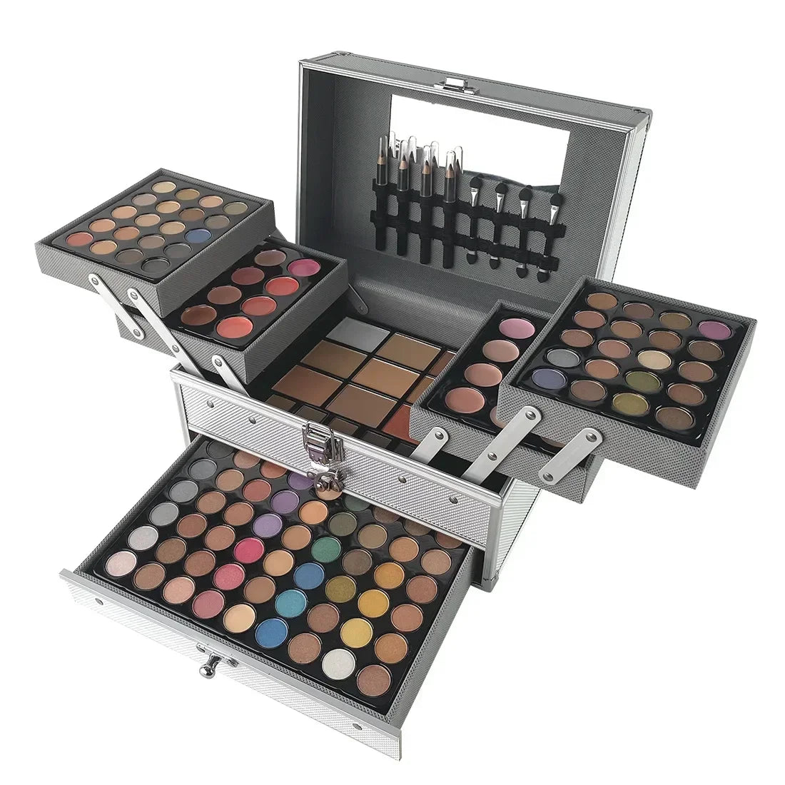 Makeup Set Box Eyeshadow Lip Blush Nail Polish Eyebrow Pencil Multi-functional Palette Christmas Wedding Birthday Gifts Cosmetic Good Vibrations