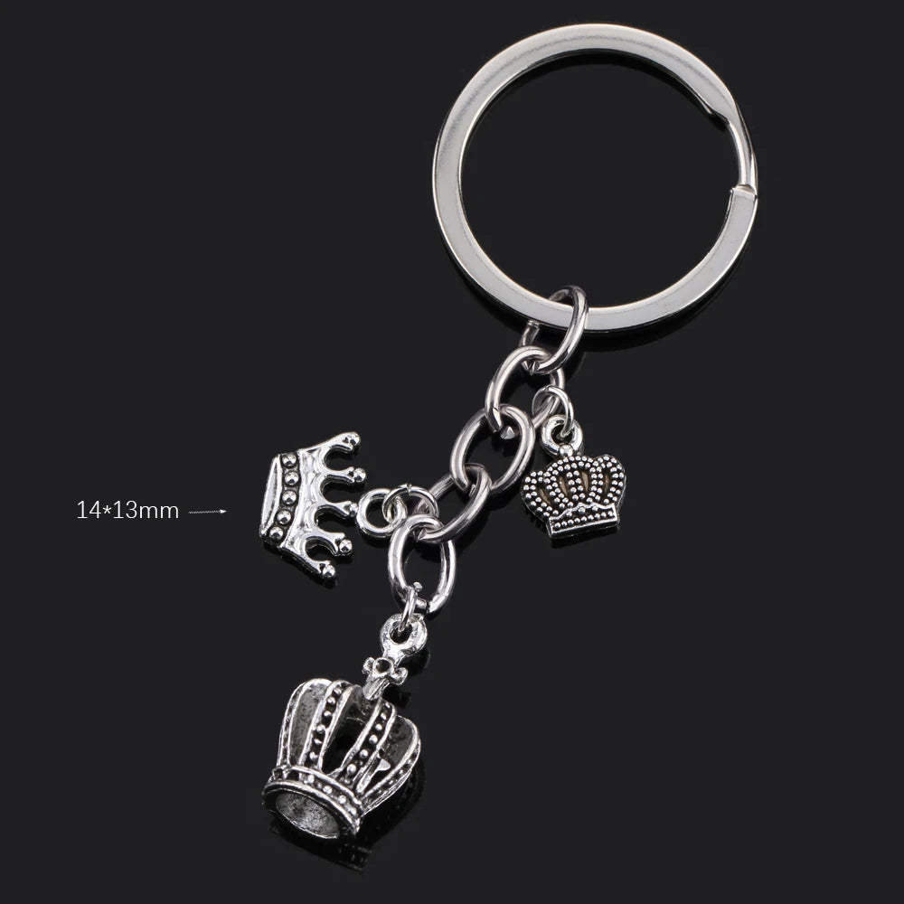 Fashion Animal Women Keychain Car Moon Cat Dog Love Heart Key Chain Friends Gift Jewelry Bag Pendant Wing Evil Eye Angel Turtles Good Vibrations