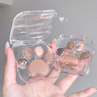 5 Colors Eye shadow Palette Cat paw shape, earthy khaki everyday look  Party Performance Makeup eye cosmetics Good Vibrations