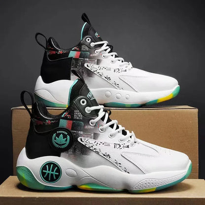 High-top Basketball Shoes For Men 2025 Hot Sale Thick-soled Height-enhancing Youth Student Sports Shoes Plus Size 39-45 Good Vibrations