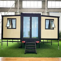 Portable Expandable Container House for Family Leisure with 2-3 Bedrooms, Parent-Child Homestay Venue, 40ft 20ft Tiny House. Good Vibrations