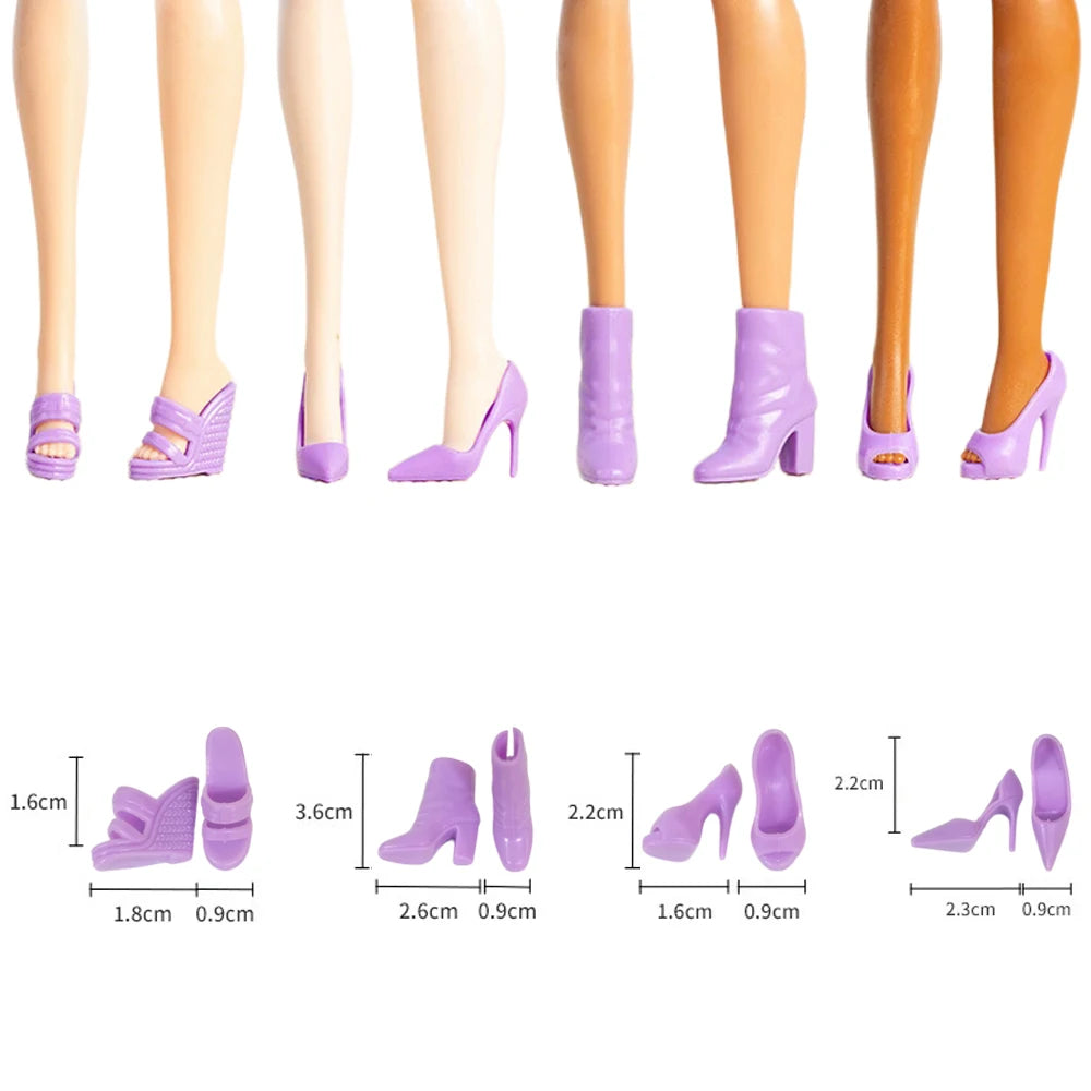 Fashion Dollhouse Furniture For 11.5 inch Dolls Accessories 1:12 Wardrobe Bed Chair Sofa 29-32 cm Doll Shoe Rack Slide Toys  JJ Good Vibrations