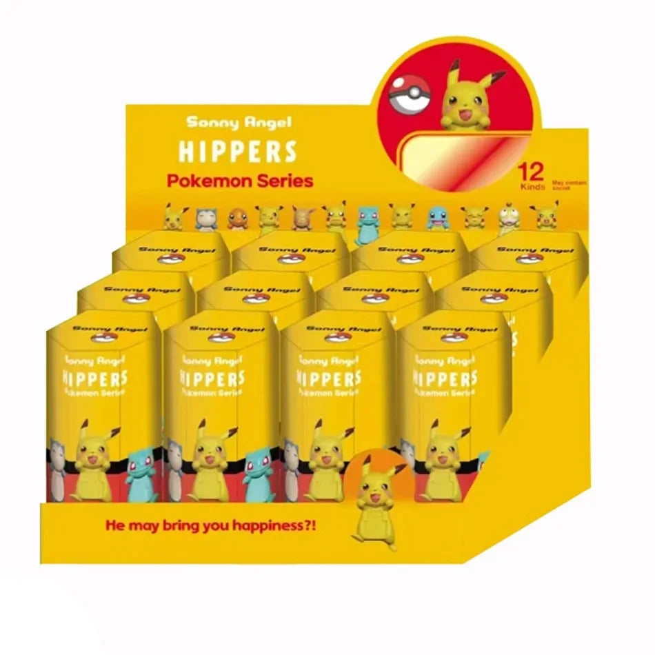 Pokemon Surprise Blind Box - Mysterious Anime Figures including Pikachu & Bulbasaur - Party Angel Theme Children's Toy Good Vibrations