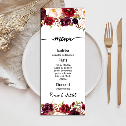 50pcs Personalized Print Wedding Invitation Insert Reception Reply RSVP Wishing Well Table Card Thank You Cards Menu IC101 Good Vibrations