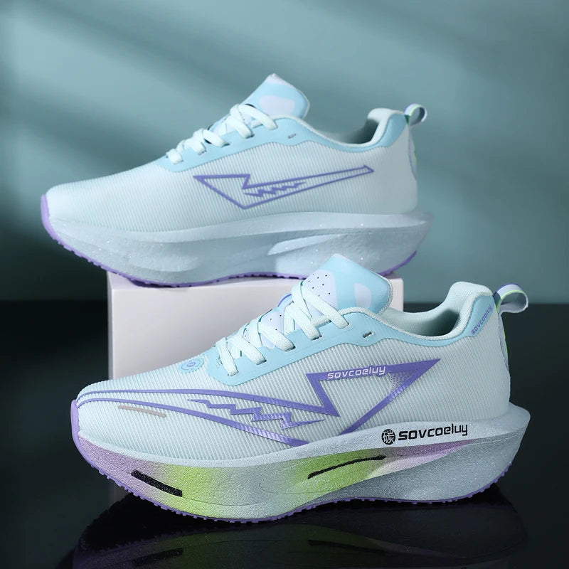 Running Shoes Carbon Board Speciality Men Sports Breathable Lightweight Women's Comfortable Marathon Athletic Nonskid Sneakers Good Vibrations