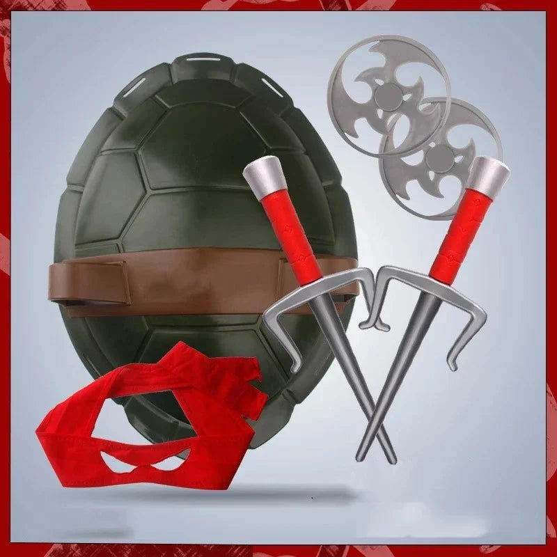 Children Ninja Cosplay Turtle Shell Props Children's Parties Dinner Party Cos Play Costumes Supplies New Year Gifts Good Vibrations