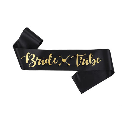 Bride Tribe Bridesmaids Sashes Set for Bridal Shower Decorations Wedding Favors Bachelorette Party Supplies Bride to be Gift Good Vibrations