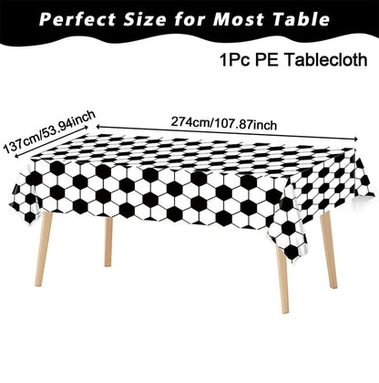 Football Party Disposable Tableware Boys Kids 1st Birthday Party Decorations Sports Soccer Theme Birthday Party Supplies Decor Good Vibrations